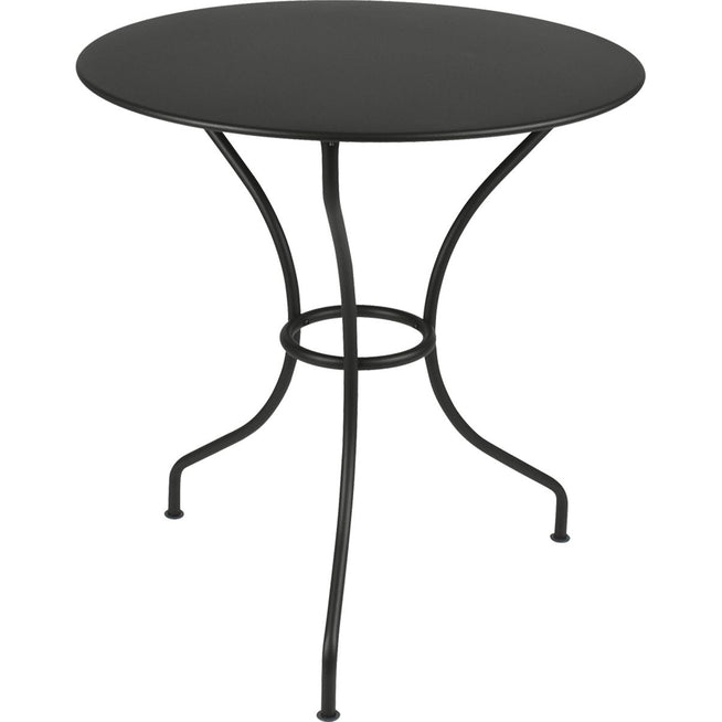 Photo of Opera+ Pedestal Table Ø 67 cm, Liquorice - Matbord Utomhus - Svart - Metall