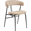 Violin Dining Chair, Fully Upholstered