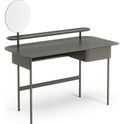 Luna Desk With Drawer, Shelf And Mirror Oak