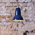Thumbnail photo of Original 1227 Brass Pendant Lamp Ink Blue, Excl. Led 10w E27 Ip20 - Pendellampor - George Carwardine - Blå