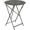 Thumbnail photo of Floréal Table Ø 60 cm, Rosemary - Outdoor dining table - Green - Metal