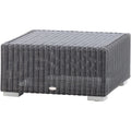 Thumbnail photo of Chester Footstool - Graphite Cane-line Weave - B: 60 X D: 60 X H: 30 Cm
