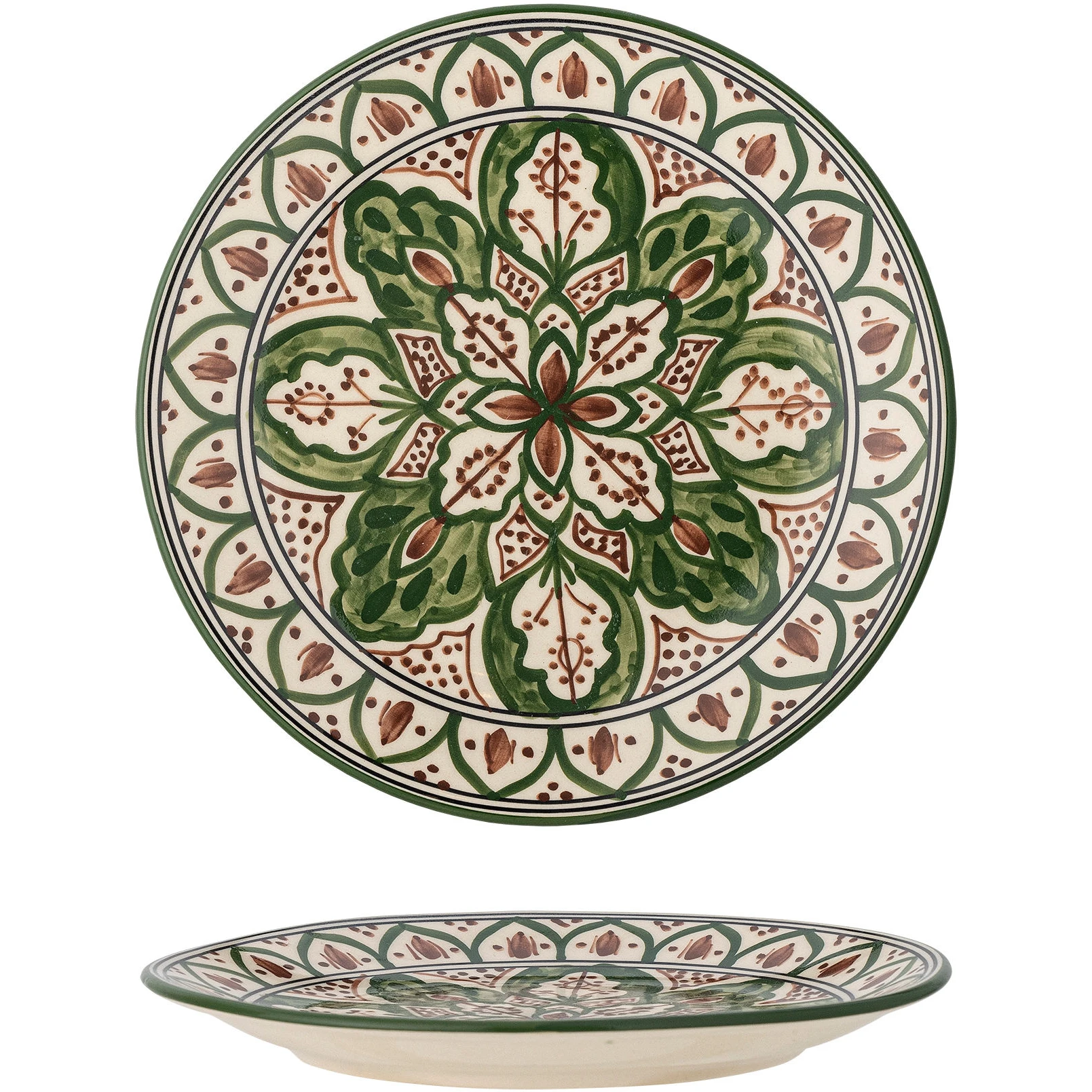 Karlie plates ø19cm green set of 6 pcs