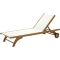 Thumbnail photo of Columbus Sunbed White - Sun loungers - Wood