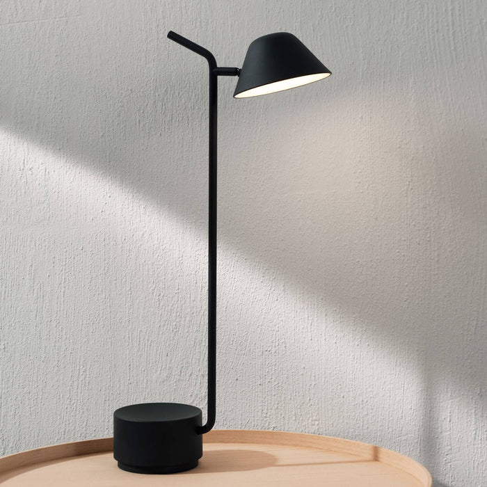 Photo of Peek Table Lamp, Black - Desk - Jonas Wagell - Black - Metal