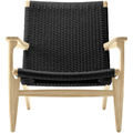 Thumbnail photo of Carl Hansen - Ch25, Clear lacquered oak, black braided paper string - Armchairs - Hans J. Wegner - Wood - Natural material/wood