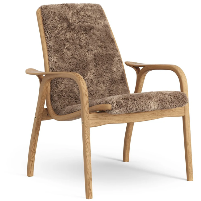 Photo of Laminett Arm Chair Oiled Oak/sheep Skin