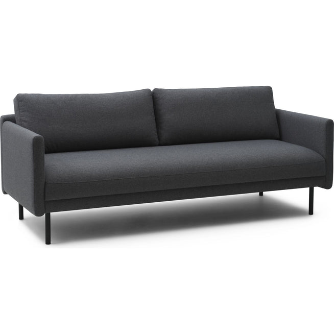 Photo of Rar Sofa 3 Seater - 3 Personers Sofa - Re-born Dark Grey - W204 X D87 X H81 Cm