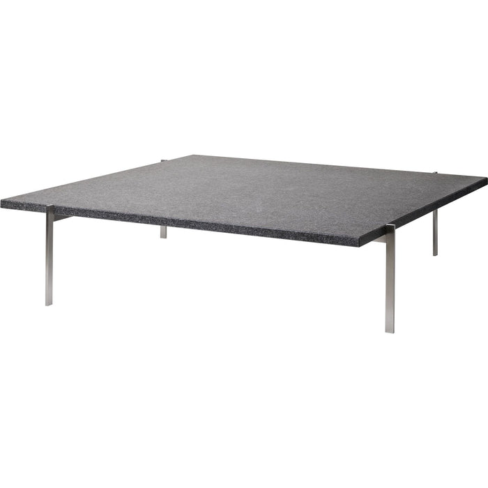 Photo of Pk61a, Granite - Coffee table - Poul Kjærholm - Grey - Metal/stone