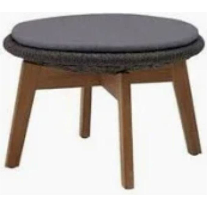 Photo of Peacock Cushion For Table/Footstool Cane-line Focus Dark Grey