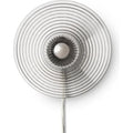 Thumbnail photo of U12 Sletterhage Wall Lamp With Cord Fluted Glass-Aluminium