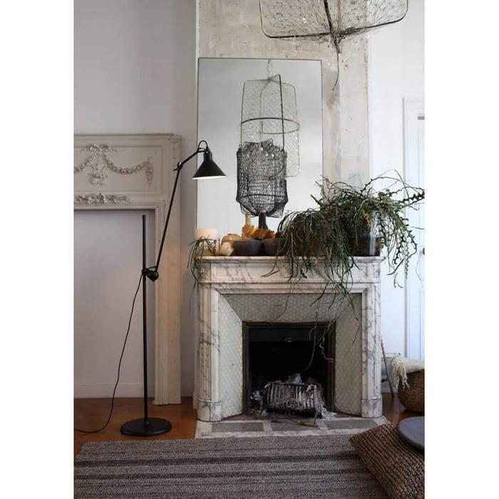 Photo of Lampe Gras N°215 - Floor Lamp - Black/Black - Arm: 73 X Bar: 135 X Rod: 20 Cm