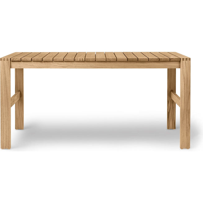 Photo of Carl Hansen - Bk15 Untreated Teak - Outdoor dining table - Bodil Kjær - Wood - Wood