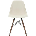Eames Plastic Chair Dsw - 11 Pebble - Dark Maple - Matstolar - Charles & Ray Eames - Vit - Metall/trä/plast
