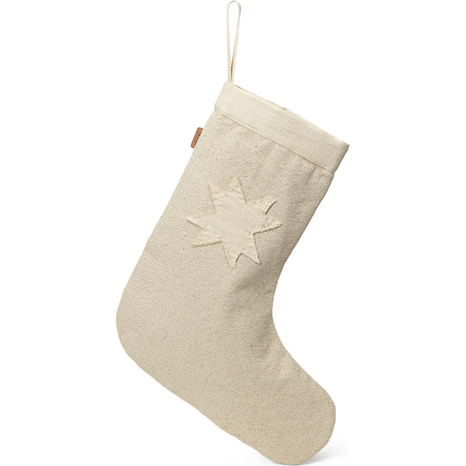 Photo of Vela Christmas Stocking - Julesok - Natural - W30 X H50 X D1 Cm