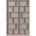 Thumbnail photo of Read Spacious Bookshelf, Plinth H7 Cm - Mushroom - Bokhyllor - Peter J. Lassen - Beige - Mdf