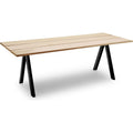 Thumbnail photo of Overlap Table, Western Red Cedar Fsc Mix, Steel / Anthracite Black - Matbord Utomhus - Taf Studio - Grå - Metall/trä