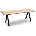Thumbnail photo of Overlap Table - Western Red Cedar Fsc Mix - Steel / Anthracite Black - Dining Table Outdoor - Metal/wood