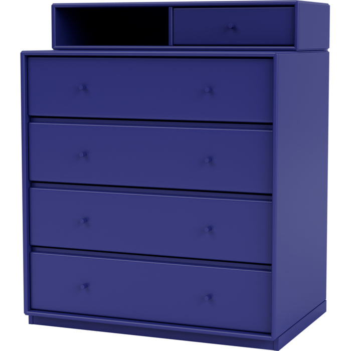 Photo of Keep Chest Of Drawers, Plinth H3 cm - Monarch - Chest of drawers - Peter J. Lassen - Blue - Wood