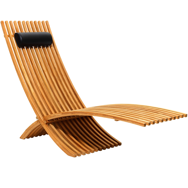 Photo of Nozib Sun Lounger - Solstolar & Solsängar - Nils-ole Zib - Trä