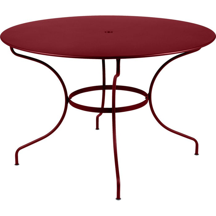 Photo of Opera+ Table 117 cm Chili 43 - Outdoor dining table - Red - Metal