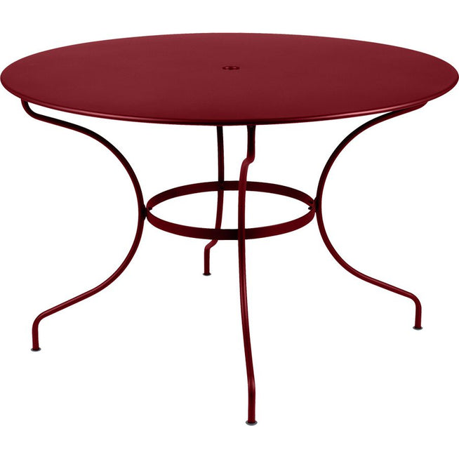 Photo of Opera+ Table 117 cm Chili 43 - Outdoor dining table - Red - Metal