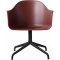 Thumbnail photo of Harbour Swivel Chair Black Aluminium Shell Burned Red - Skrivbordsstolar - Norm Architects - Röd