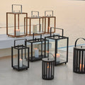 Thumbnail photo of Lighthouse Outdoor Lantern - Lanterne - Lavagrå - Stor - B: 33 X D: 33 X H: 54 Cm