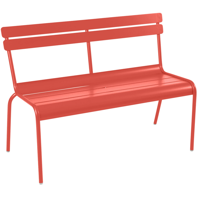 Photo of Luxembourg 2/3 Seater Bench W Backrest - Capucine - Garden Benches - Frédéric Sofia