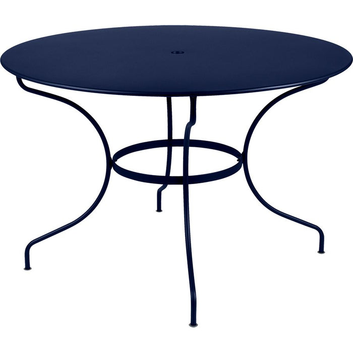 Photo of Opera+ Table 117 cm Deep Blue 92 - Outdoor Dining Table - Blue - Metal