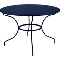 Opera+ Table 117 cm Storm Grey 26 - Outdoor dining table - Grey - Metal