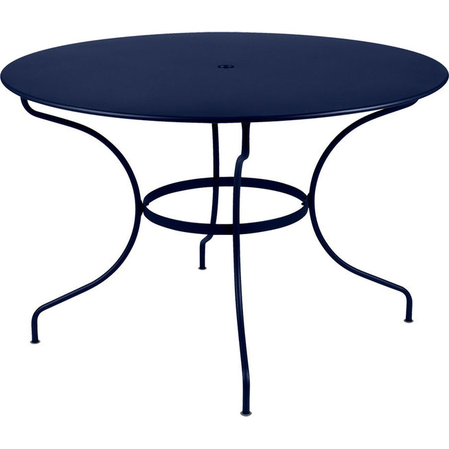 Photo of Opera+ Table 117 cm Deep Blue 92 - Outdoor Dining Table - Blue - Metal