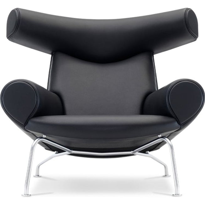 Photo of Wegner Ox Armchair Leather Max