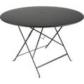 Thumbnail photo of Bistro Table Ø 117 cm, Liquorice - Outdoor dining table - Black - Metal