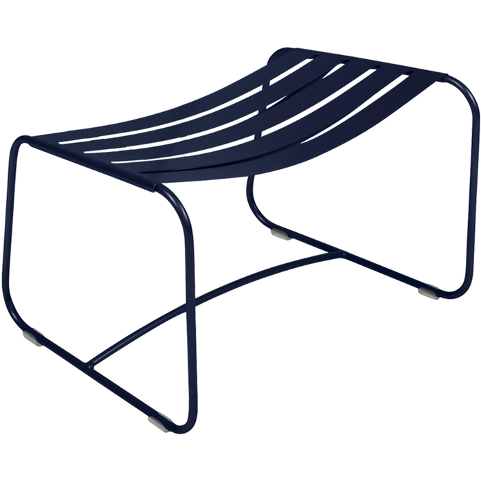 Surprising Footrest, Deep Blue - Outdoor Stools & Pouffes - Harald Guggenbichler - Green, Grey - Metal