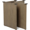 Thumbnail photo of Mingle Table Legs / Wood - Spisebord - W68 - Dark Stained Oak Veneer - Set Of 2 - W78,7 X H71,6 X D44,4 Cm