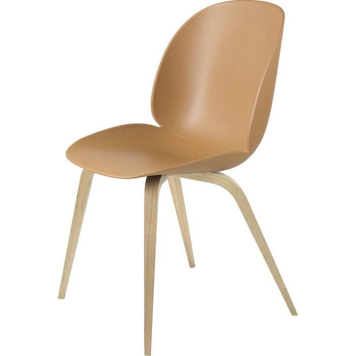 Photo of Beetle Dining Chair Un-Upholstered, Wood Base