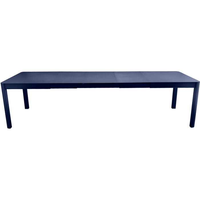 Photo of Ribambelle Table With 3 Extensions, Deep Blue - Matbord Utomhus - Blå - Metall