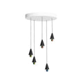 Thumbnail photo of Pendant System Round Plate Black - Cluster Lamps - Daniel Emma - Black