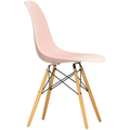 Eames Plastic Chair Dsw - 41 Pale Rose - Golden Maple - Matstolar - Charles & Ray Eames - Rosa - Metall/trä/plast