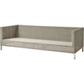 Thumbnail photo of Connect Soffa 3-sits, Taupe, Dyna: Brun,cane-line Weave - Utomhussoffor - Cane-line Design Team