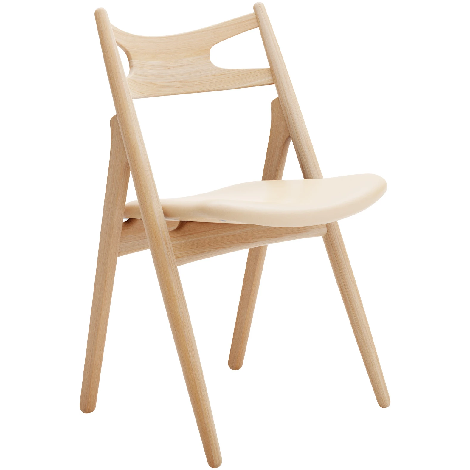 CH29p Sawbuck Chair - Oiled Oak