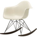 Eames Plastic Armchair Rar - 11 Pebble - Basic Dark Base - Dark Maple - Matstolar - Charles & Ray Eames - Vit - Metall/trä/plast