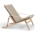 Thumbnail photo of Fk11 Plico Armchair Fabric Canvas Natural White Oiled Oak