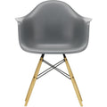Eames Plastic Armchair Daw - 56 Granite Grey - Golden Maple - Matstolar - Charles & Ray Eames - Grå - Metall/trä/plast