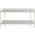 Thumbnail photo of Compile Shelving System/configuration 1, Grey - Hyllsystem - Cecilie Manz - Grå - Metall