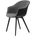 Thumbnail photo of Bat Dining Chair, Upholstered Front, Plastic Base