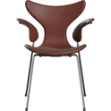 3208 Lily Armchair - Chromed Steel Base