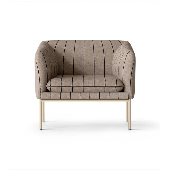 Photo of Turn 1-seater - Lænestol - Cashmere - Pasadena - Sand/black - W80 X H73,5 X D75,5 X Sh42 Cm