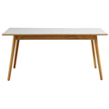 Thumbnail photo of C35b Dining Table 82x160 Cm Light Grey-oak Nature Lacquered